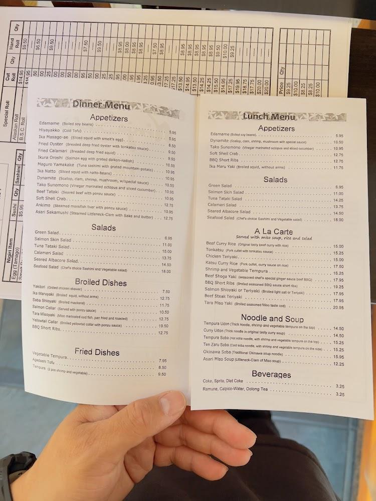 Ninja Sushi Menu image 3